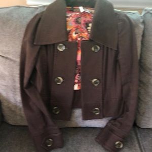 Tom K Nguyen Crop Brown Jacket